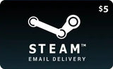 Steam Gift Card 5$ USA ( Instant Email Delivery)