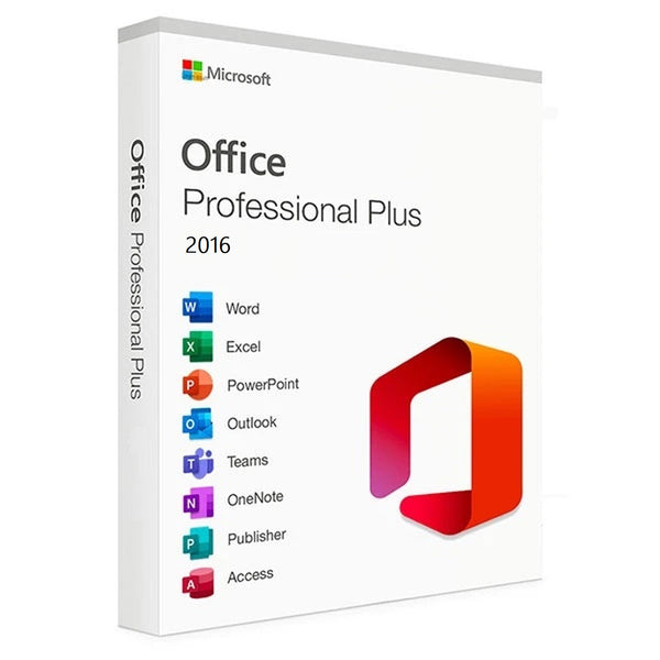 Microsoft Office 2016 Professional Plus 32/64 Bit